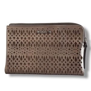 Stella & Dot Metallic Double Clutch